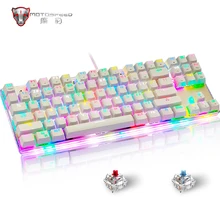 K87S Mechanical Keyboard Wired Gaming Keyboards RGB Mix Backlit 87 Keys For Game Laptop PC Gaming Office