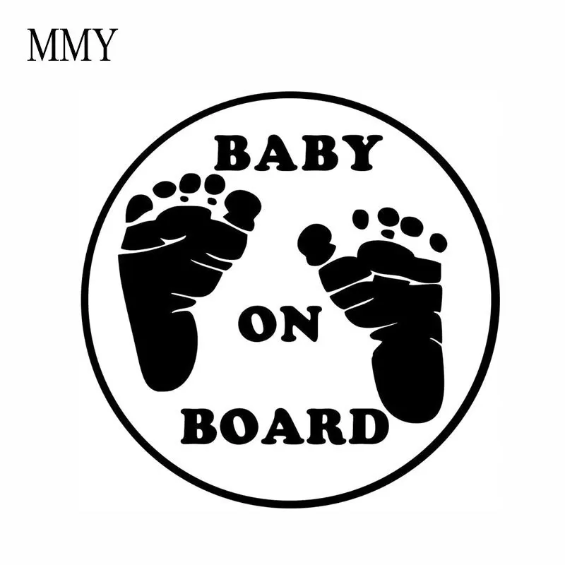 13cm*13cm Baby on Board Funny Vinyl Decal Sticker Car Stickers Window Safety Sign | Автомобили и мотоциклы