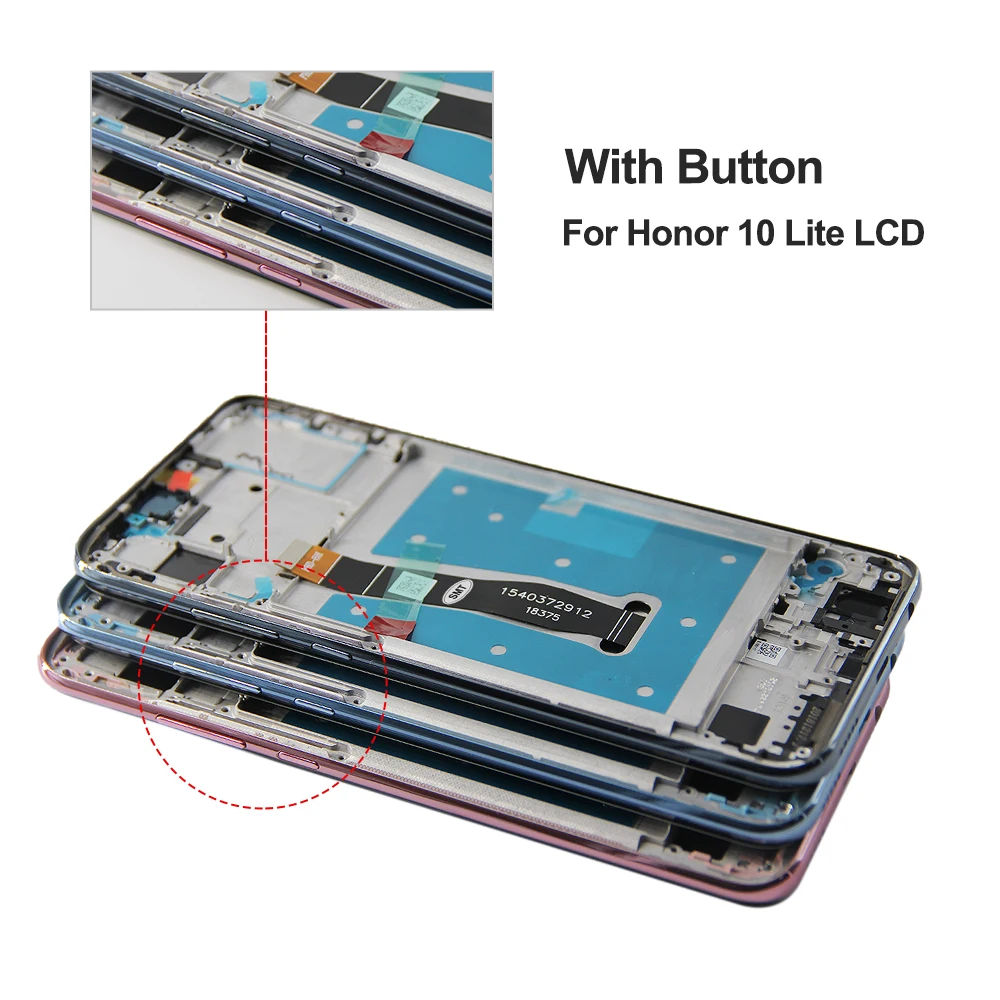 Original Display For Huawei Honor 10 Lite LCD Touch Screen Digitizer with Frame Global Version 6.21&quot HRY-LX1 HRY-LX2 | Мобильные
