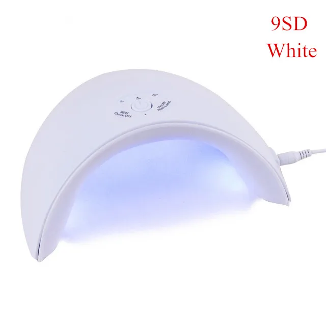 9SD White Светодиодный УФ-светильник SUNone 48 Вт лампа для Сушилка для ногтей 30 шт. светодиодный s для гелей для полировки УФ светодиодный светильник для отверждения с датчиком инструменты для дизайна ногтей - Цвет: 9SD White