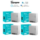 1-20 штук SONOFF MINIR2 Беспроводной Wi-Fi DIY Мини R2 переключатель 2 способ проводки, система автоматического управления 