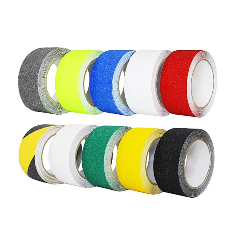 

Anti-Slip Tape Anti Slip Stickers High Friction Non Slip Traction Tape Abrasive Adhesive for Stairs Safety Tread Step