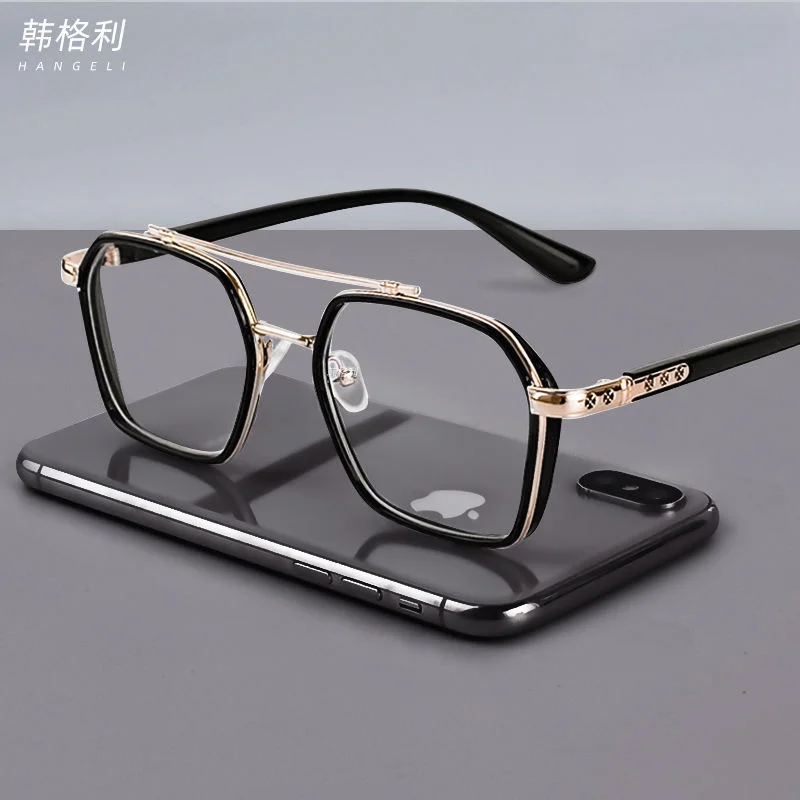 

glasses men's anti blue light non degree net red glasses new optical glasses