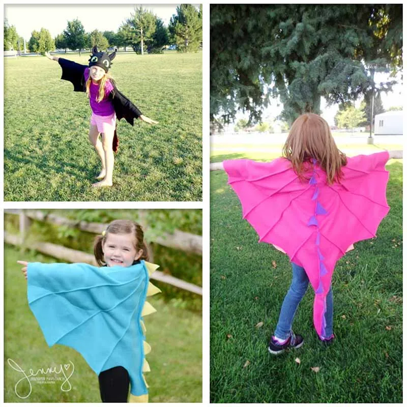 Костюм динозавра Дракон Косплэй плащ маска шапка с беззубиком костюм