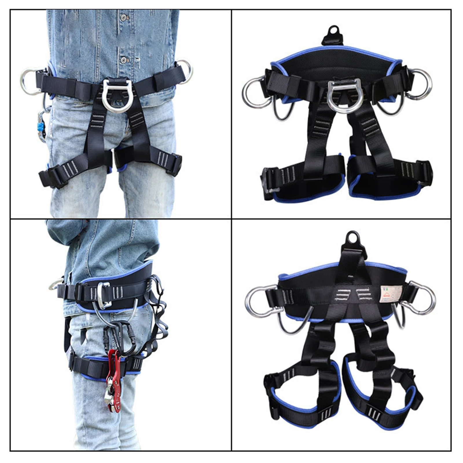 Профессиональный утолщенный защитный ремень безопасности для скалолазания