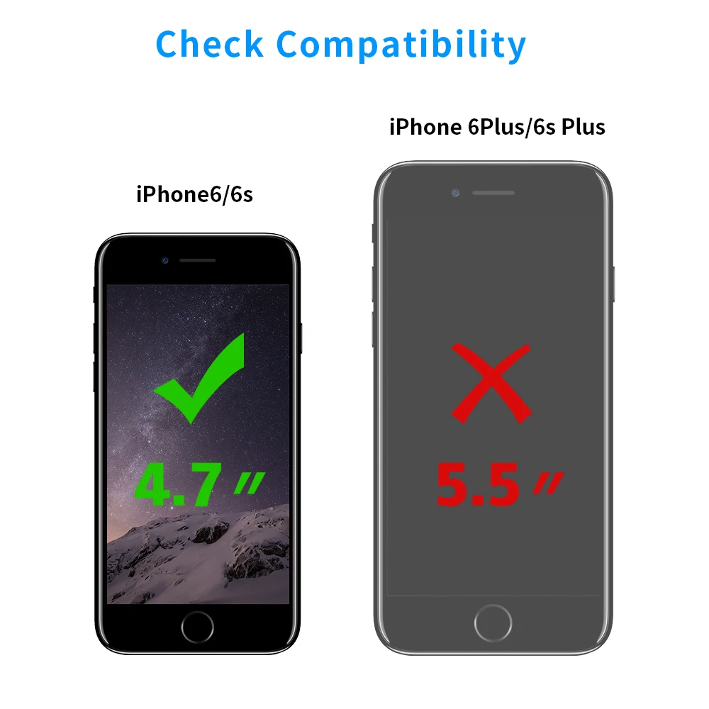 NEWDERY батарея чехол для iPhone 6, 6s, 3200mAh Беспроводное зарядное устройство чехол совместимый с iPhone 6, 6s, портативный аккумулятор C