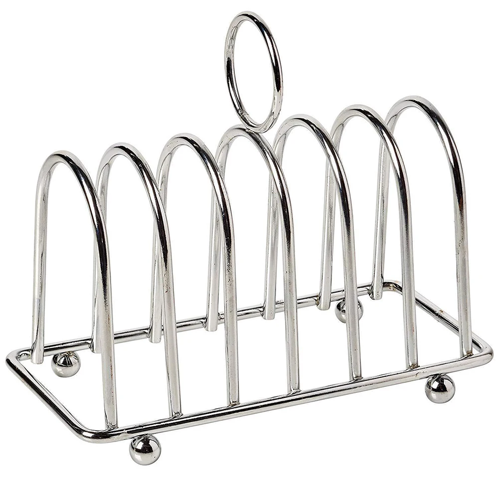 Демонстрационный инструмент кухонная стойка для тостов из нержавеющей стали 6