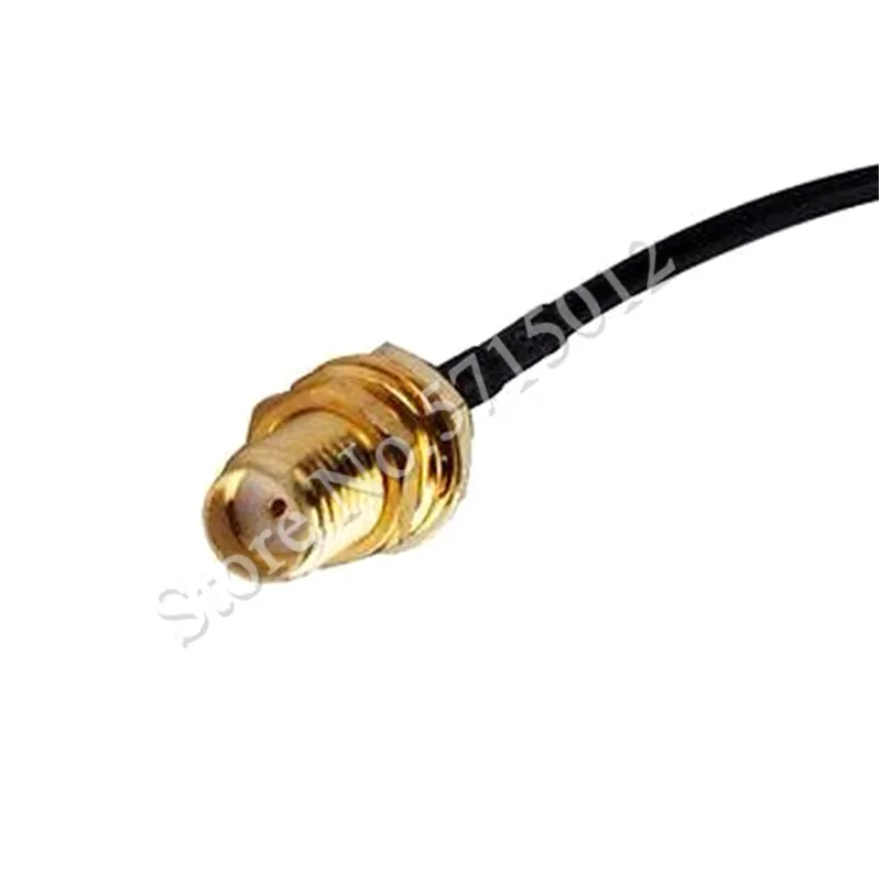 

1pcs SMA External Thread Famale Head Turn to MMCX Bend Male Head Connector Antenna Cable 15cm RG174 Wire Cable