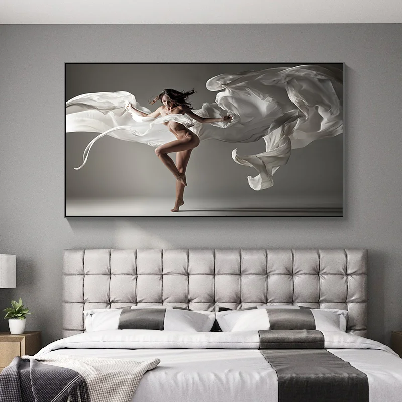 Скандинавская танцевальная девушка сексуальные плакаты и принты художественное