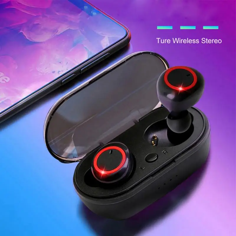 

A2 TWS Bluetooth 5.0 Earphones Binaural Sport HiFi True Stereo Wireless Earphone With 2500mAh Charging Box Smart Noise Reduction