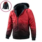 Модная двухсторонняя Съемная шапка, зимняя куртка для мужчин, повседневные однотонные водонепроницаемые парки, Мужская зимняя уличная одежда, теплое пальто для мужчин