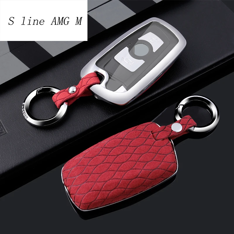 

Car Styling Key Rings Protection Cover Stickers For BMW X1 X3 x5 x6 F15 F16 E84 Protect Shell Flocking Interior auto Accessories