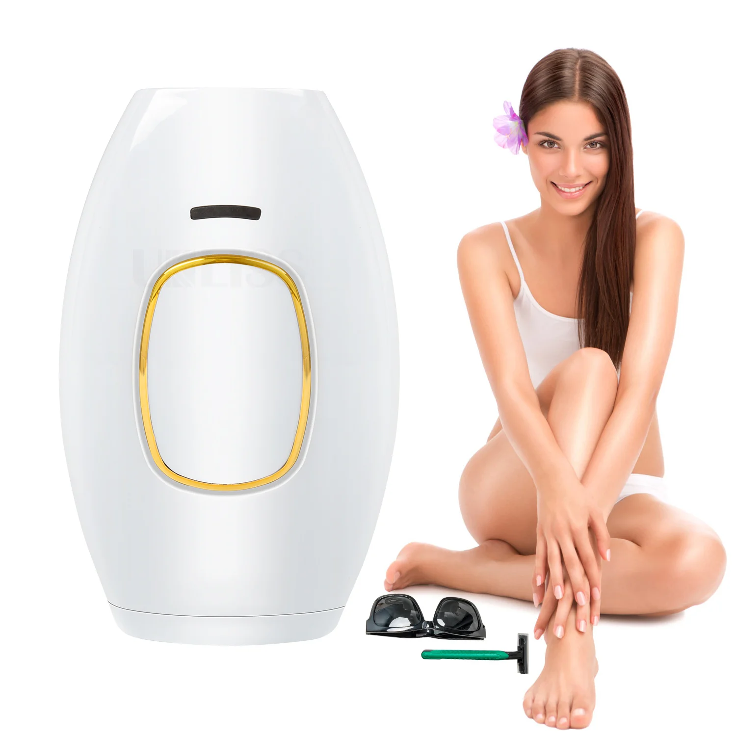 

Professional IPL Laser Epilator Painless Epilator Bikini Facial Laser Epilator Household Lady Permanent Hair Trimmer