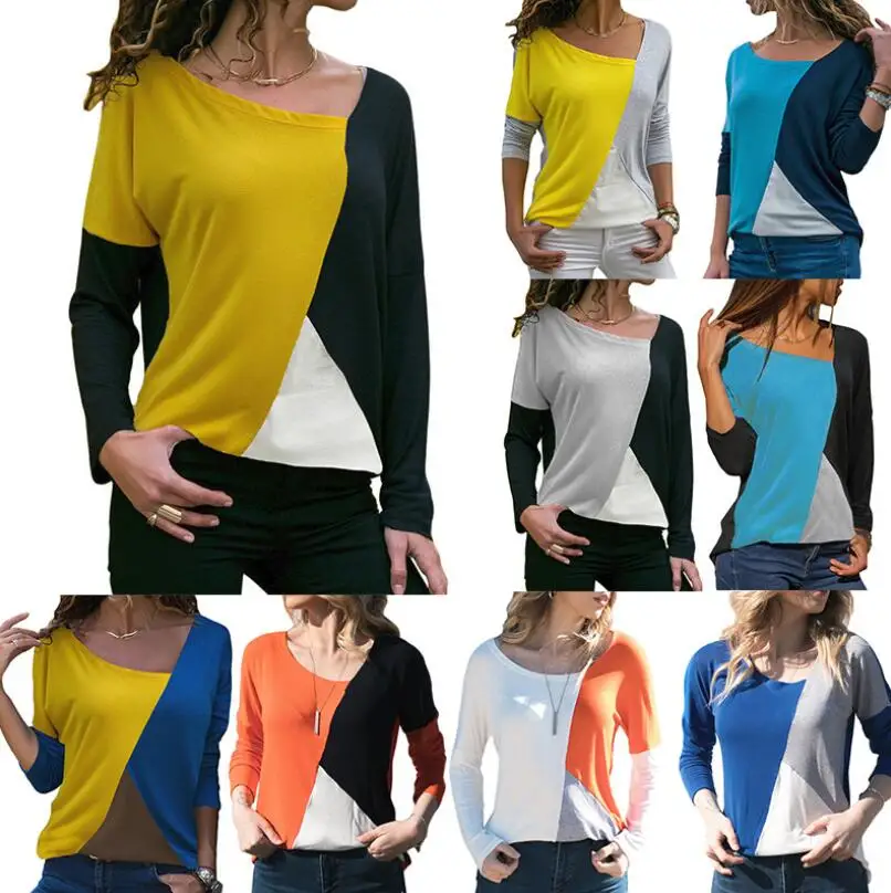 

Best selling women's T-shirt casual tops long-sleeved women spring autumn Thin soft Pullover bottoming shirt female tops