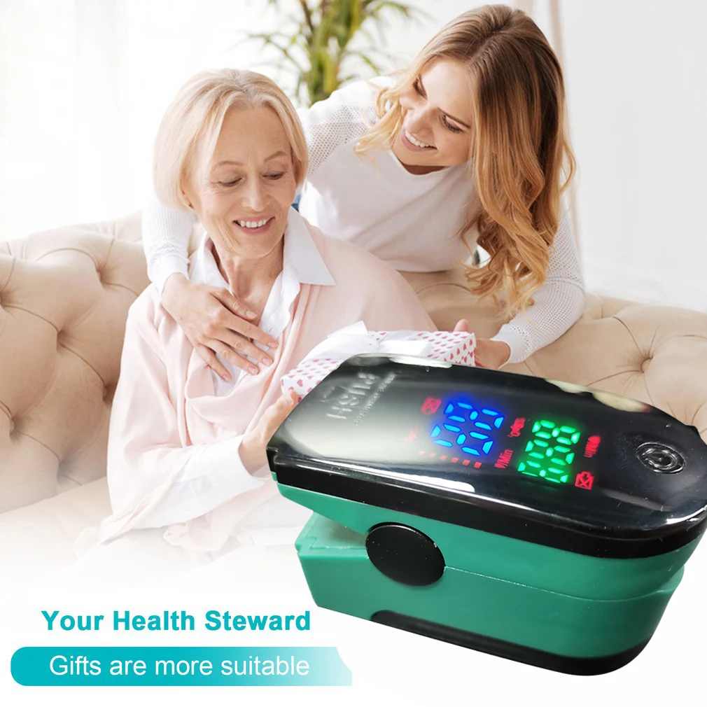 Пальчиковый пульсоксиметр дешевый пульсометр монитор уровня кислорода в крови