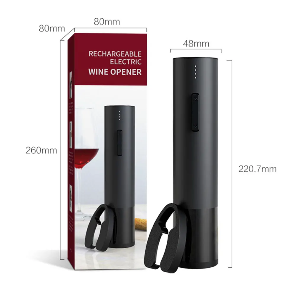 

New Electric Wine Automatic Bottle Opener Portable Household Foil Cutter Electric Wine Bottle Opener Kichen Accessories