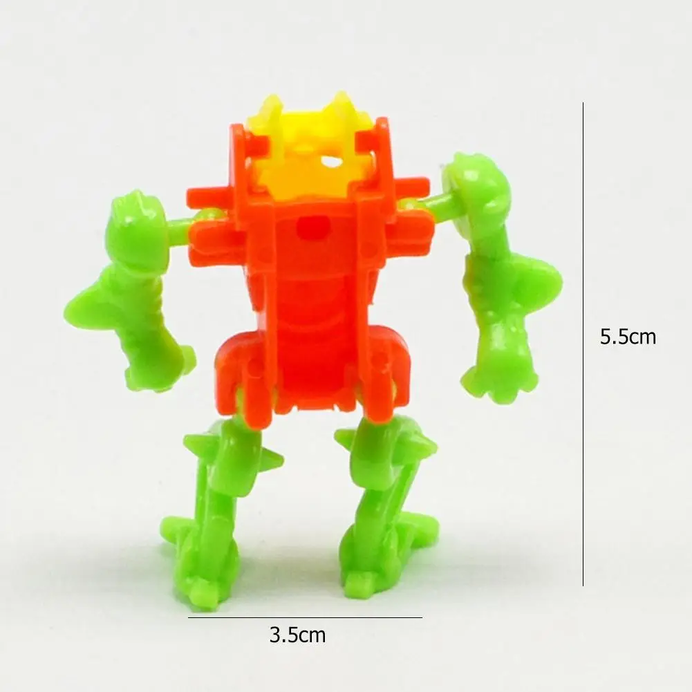 

Novelty Monster Warrior DIY Assembly Toys Kids Educational Capsule Toy Gift