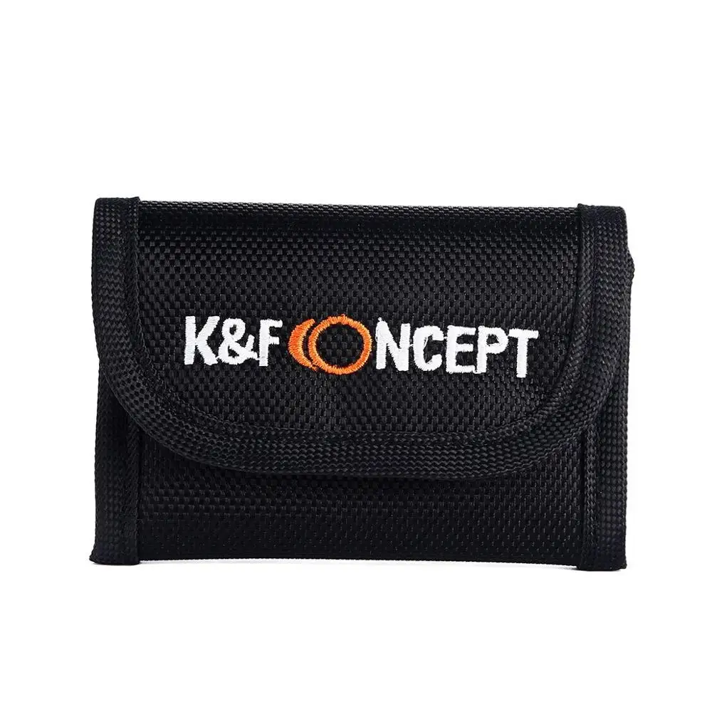 K & F Concept®Чехол для карт памяти с 4 карманами чехол хранения sd сумка в сложенном