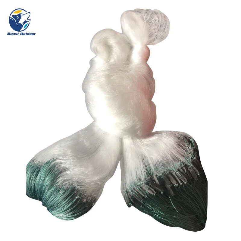 Ловушка для рыболовной сети трехслойная монофиламентная сеть захвата уличных