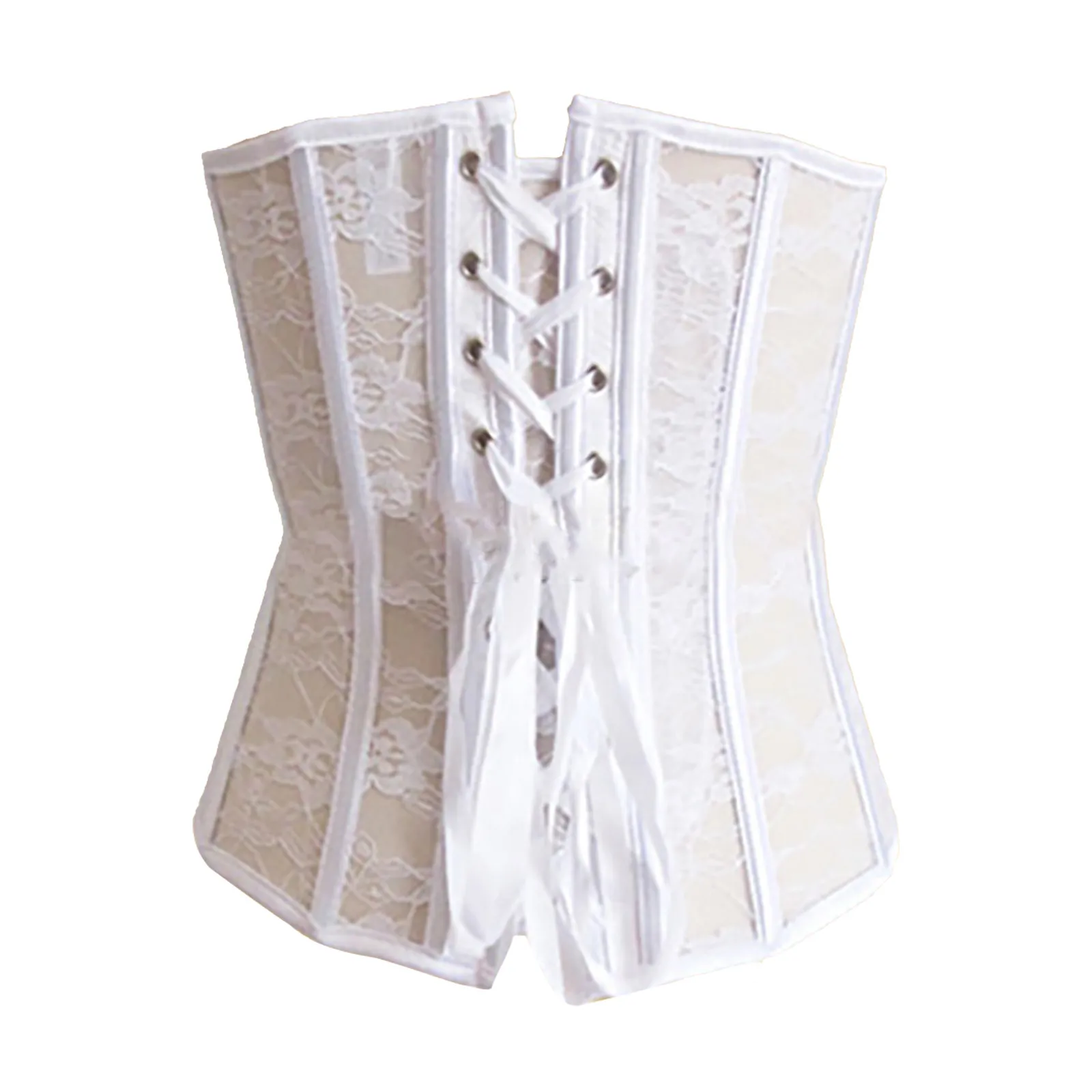 

ISHOWTIENDA Fashion Women's Boned Corsets Shapewear Outfit Sexy Lace Underwear body shaper