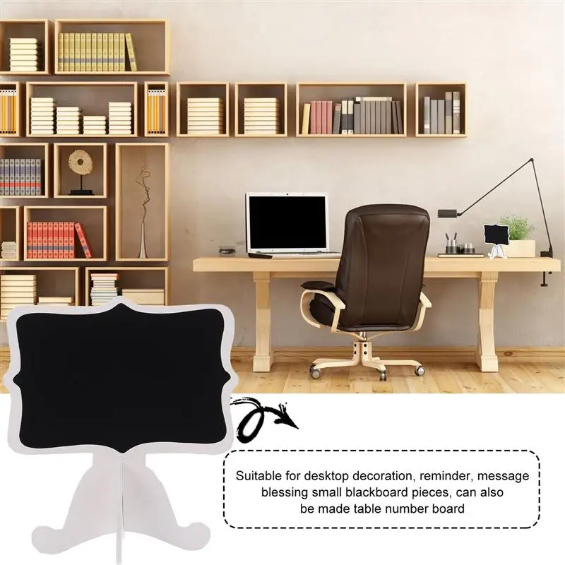 

20pcs Wedding Desktop Message Board Small Single-sided Blackboard Decoration