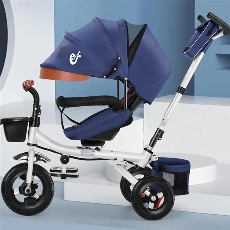 

1Pc Folding Toddler Tricycle Durable Baby Stroller Practical Child Push Bike