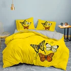 С изображением бабочек; Сплошной цвет пододеяльник Queen 220x240 260x240 дома Постельное белье 23 шт. высокое качество красивый узор с кулоном в виде звезды