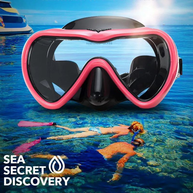 

Scuba Diving Mask Equipment Scuba Full Face Mask Anti-Fog Waterproof Swim Glasses Tempered Glass Freediving Goggles