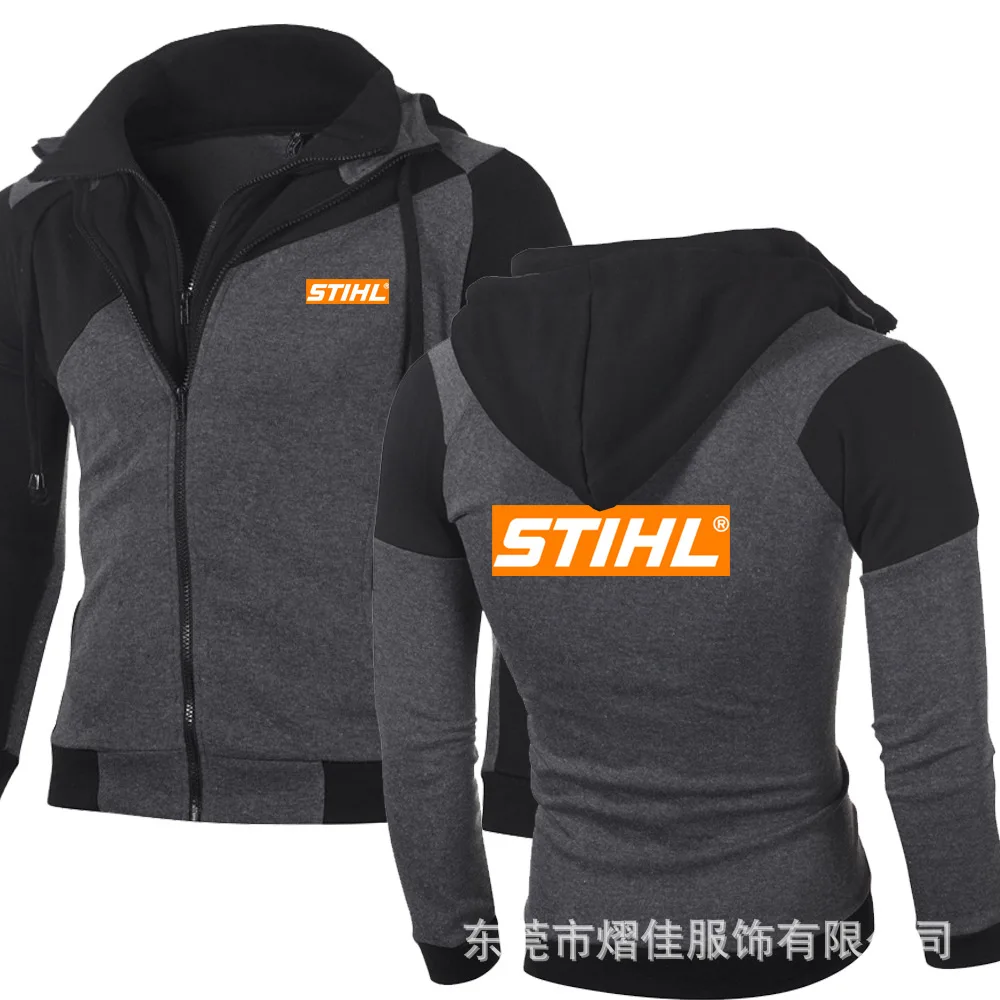 Для Stihl Timbersports толстовки для поклонников сериалов двойная куртка на молнии с