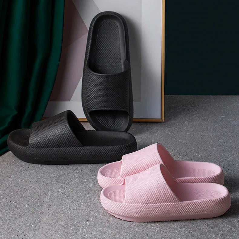 

Women Men Summer Ladies Boys Girls Bathroom Shoes Fashion Slippers Slide Sandals Beach Shower Thick Soft Sole
