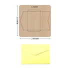 Сделай Сам, конверт, деревянный высекальный нож для скрапбукинга, форма, деревянные высекальные штампы, декоративные принадлежности, шаблон