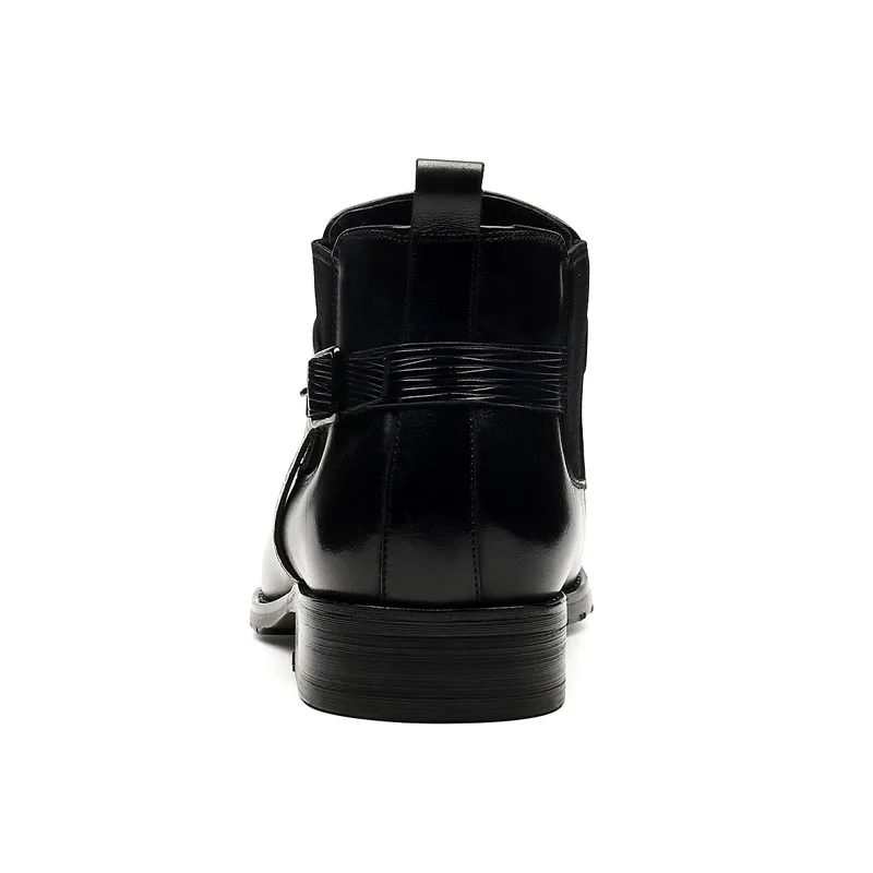 Новинка Лидер продаж Зимняя модная мужская обувь на низком каблуке без шнуровки