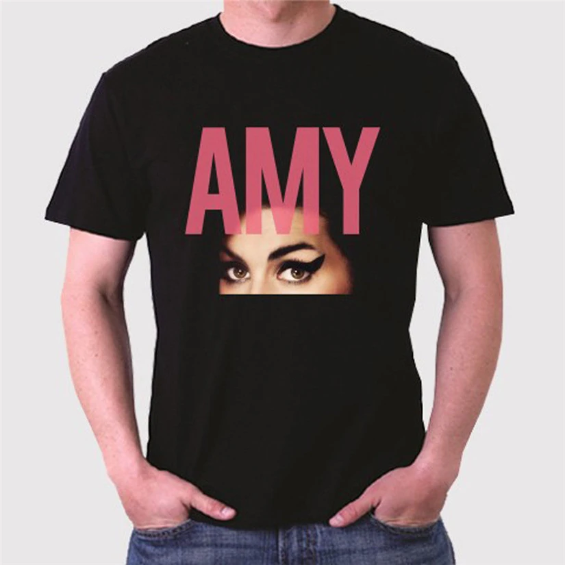 Новинка черная футболка Amy Winehouse Jazz Pop Singer Мужская размеры от S до 3Xl для молодежи