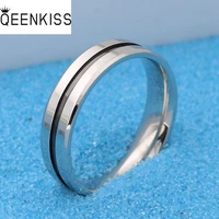 qeenkiss rg839 fine jewelry wholesale fashion new woman man birthday wedding gift special titanium stainless steel ring 1pc