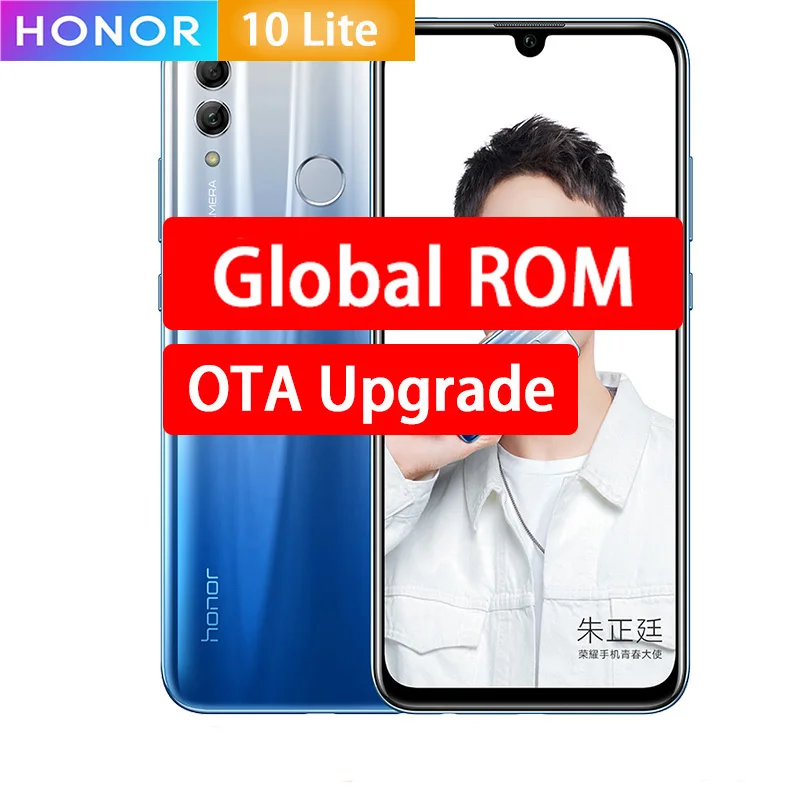 Honor 10 Lite мобильный телефон 6 21 &quotполный экран EMUI 9 0 Kirin 710 Восьмиядерный 3400mAh
