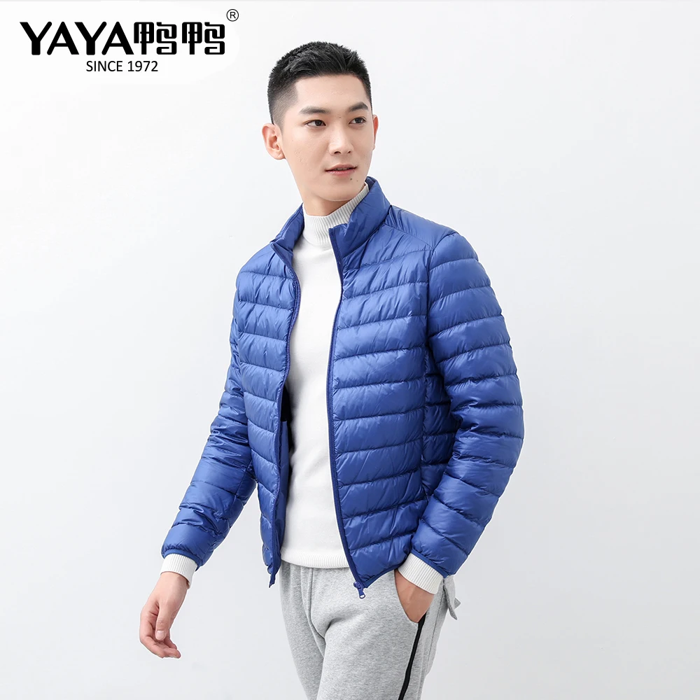 YAYA Новое поступление высокое качество 90% белый утиный пух куртки для мужчин
