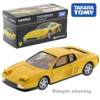 takara tomy tomica premium series ferrari testarossa scale 161 yellow car hot pop kids toys motor vehicle diecast metal model