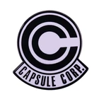Чехол с эмалированным логотипом Capsule Corp, идеальный аксессуар для шляпы, сумки, куртки