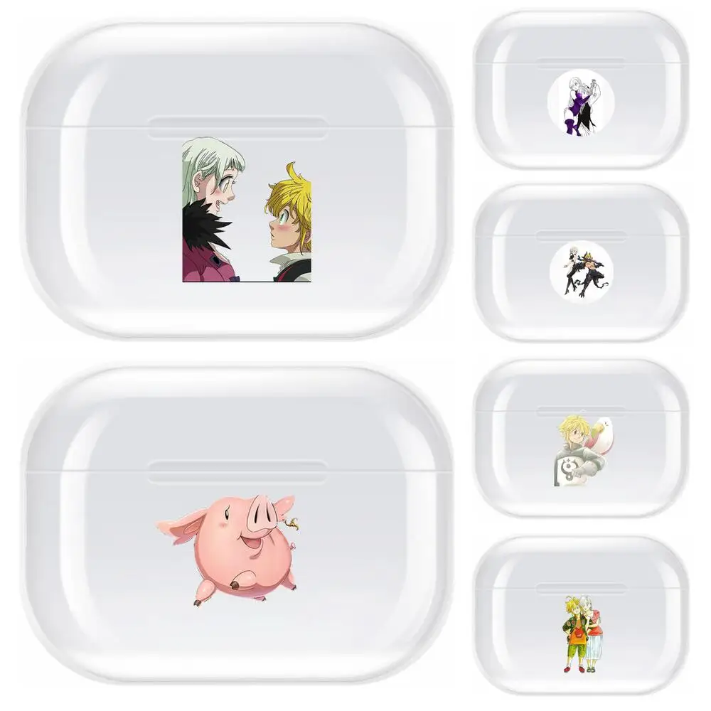 

The Seven Deadly Sins Transparent TPU Case For Airpods Pro 3 Case Silicone Headphone Accessories Air Pods 3 Apple Protective