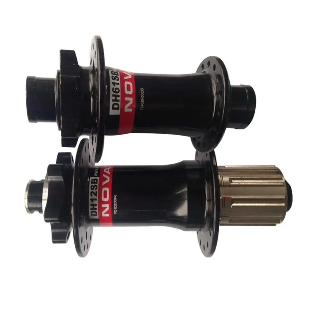 Novatec DH61SB DH12SB Mtb дисковый тормоз с 32 отверстиями велосипедная ступица DH через ось