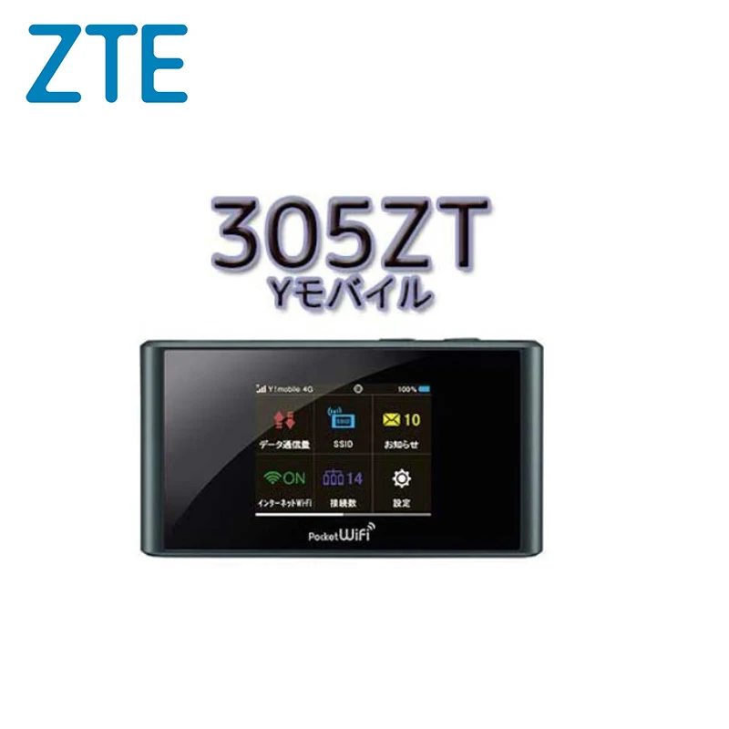 Разблокированный Карманный Роутер ZTE Softbank 305zt LTE 4G Wi Fi 165 Мбит/с 2 4 ГГц и 5