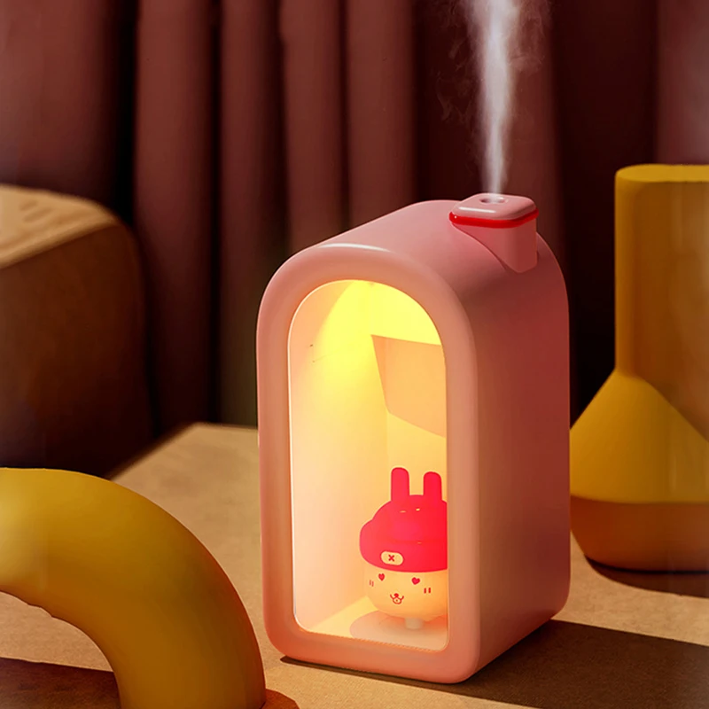 

Увлажнитель воздуха в форме кролика, 380 мл, с лампой