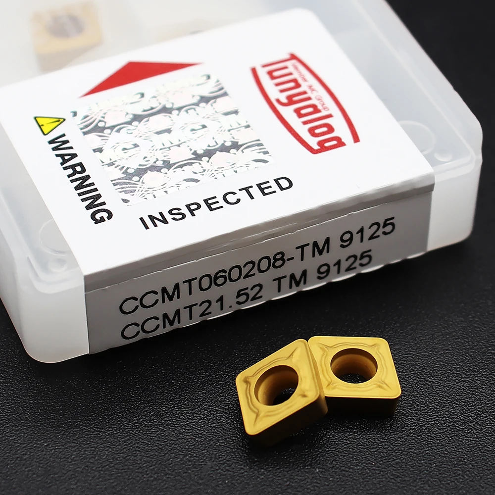 CCMT060204 TM 9125 внутренные поворачивые инструмент CCMT060208 твердосплавные пластины для