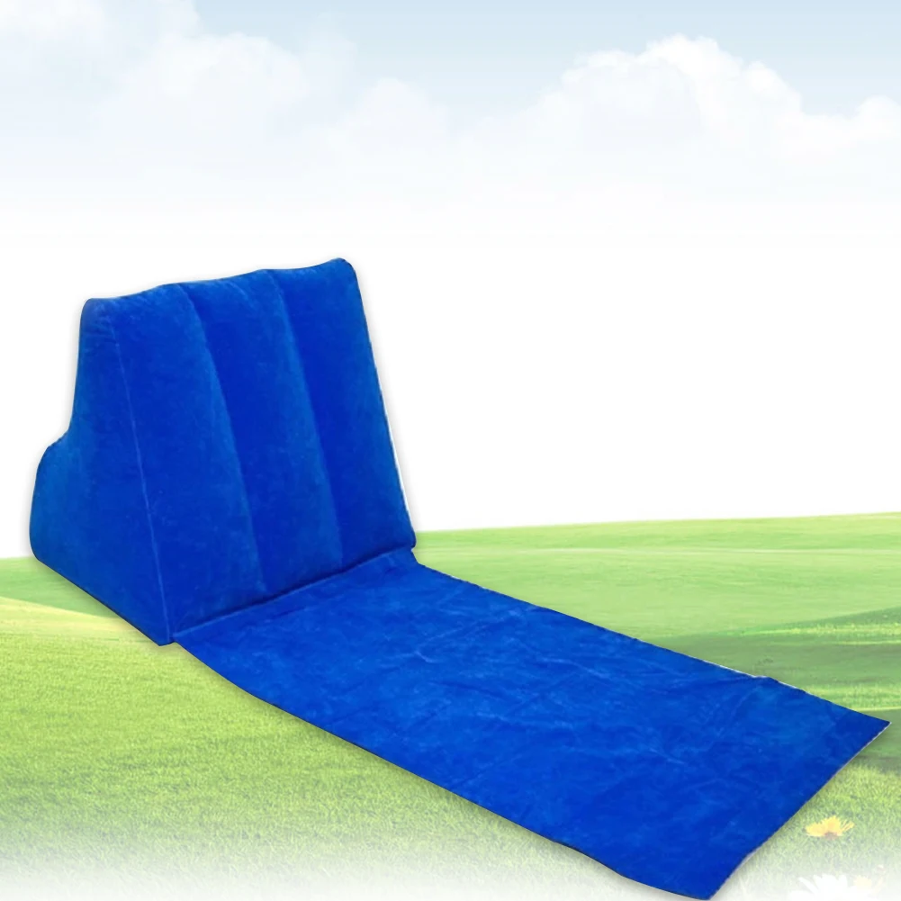 

Lounger Cushion Rest Beach Mat Waterproof Folding Travel Camping Leisure With Inflatable Pillow Chair Air Bed Mattress Outdoor