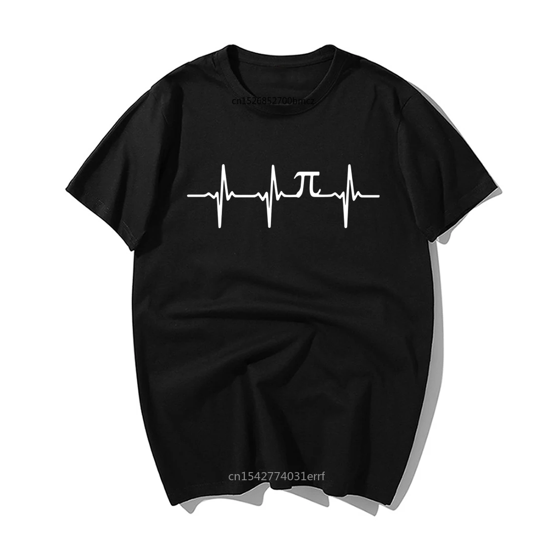 

Funny Heartbeat Only For Pi Print T-Shirt Women Summer Fashion Casual Short Sleeve Hip Hop Tops Harajuku Streetwear