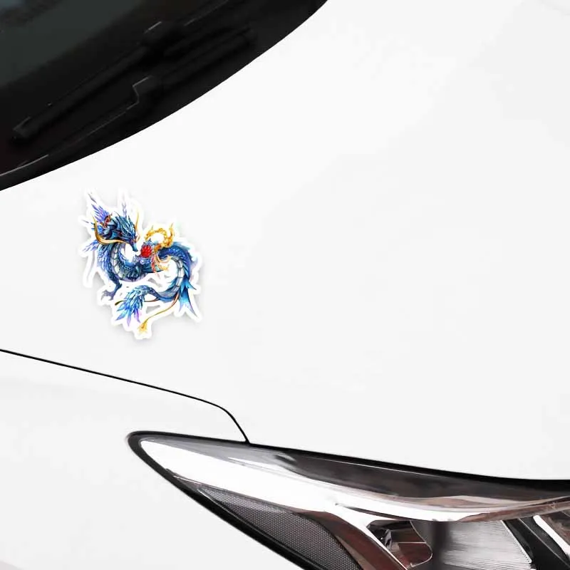 Креативные модные аксессуары для лобового стекла и бампера в виде дракона