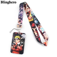 cb172 neck strap lanyard for key id card badge holder cartoon anime phone neck straps with keychain cosplay accessory gift