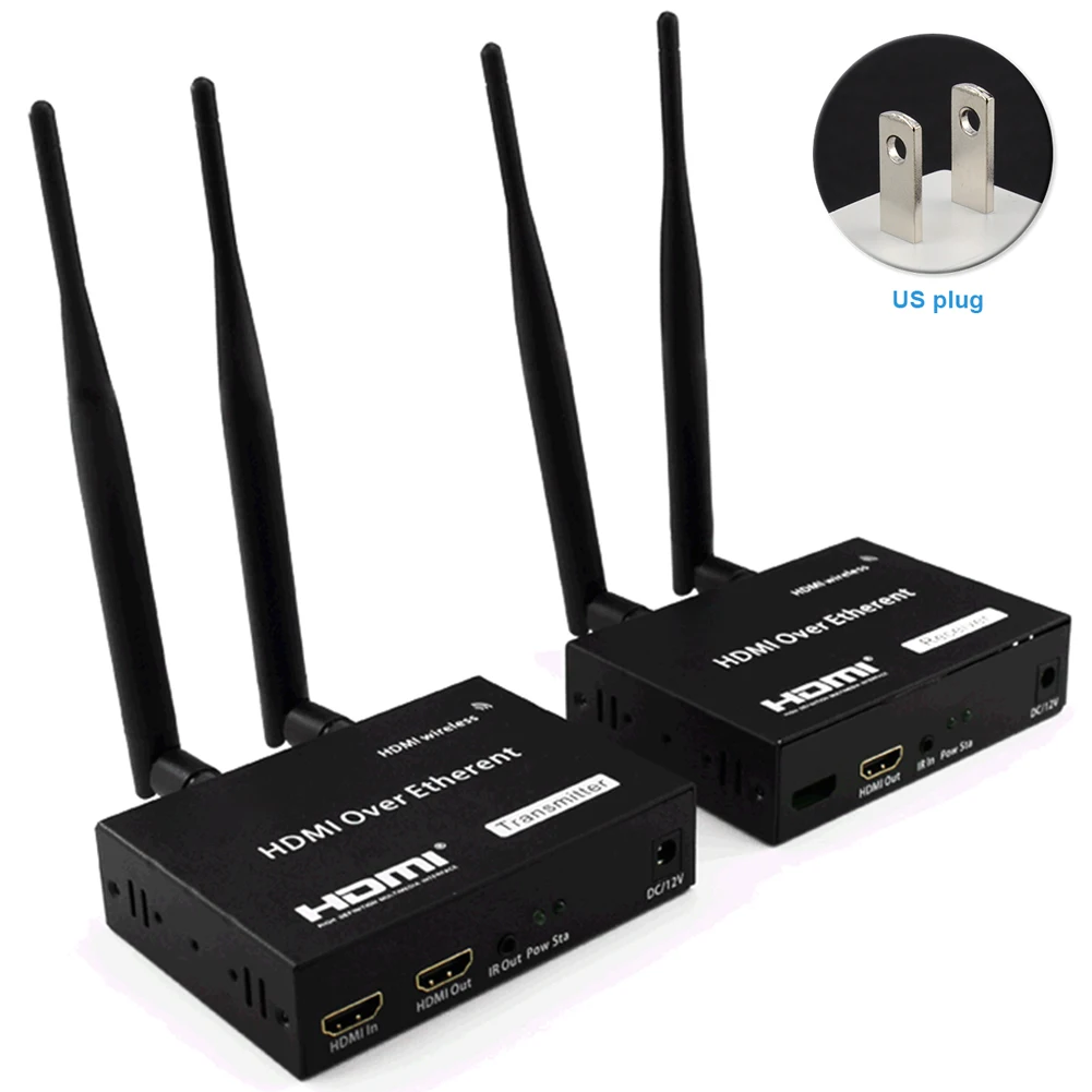 Беспроводной приемник 200 м профессиональный аудио видео HDMI удлинитель