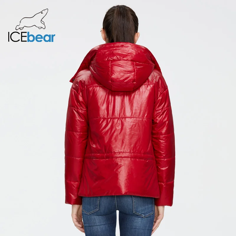 ICEbear 2020 Женская весенняя куртка женская короткая с капюшоном качественная