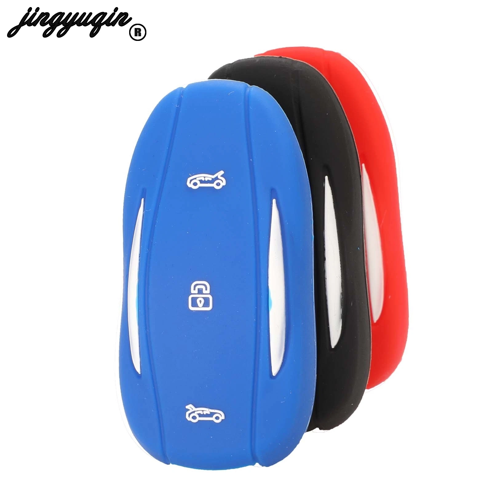 Силиконовый чехол для ключей с дистанционным Fob карман Tesla Model S силиконовый